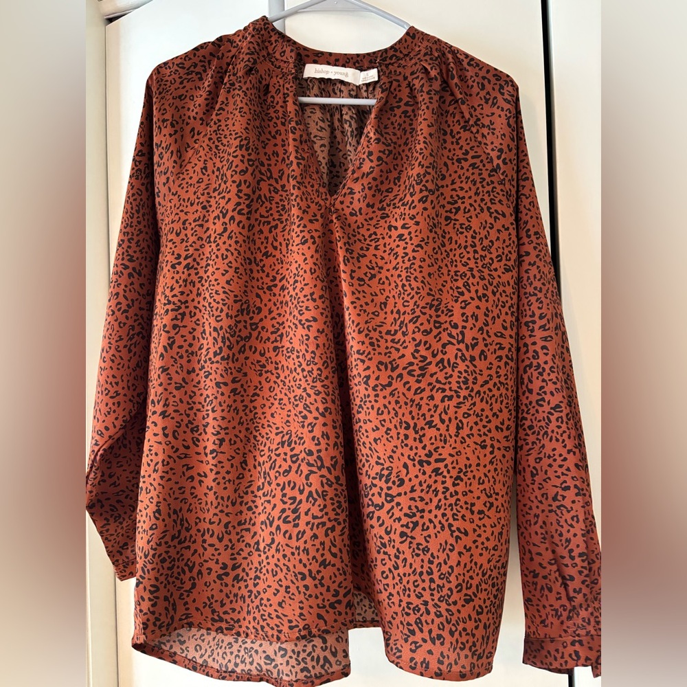 Leopard print blouse